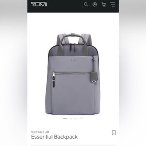 Professional chic Tumi laptop backpack travel